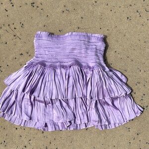 Purple Tiered Skirt